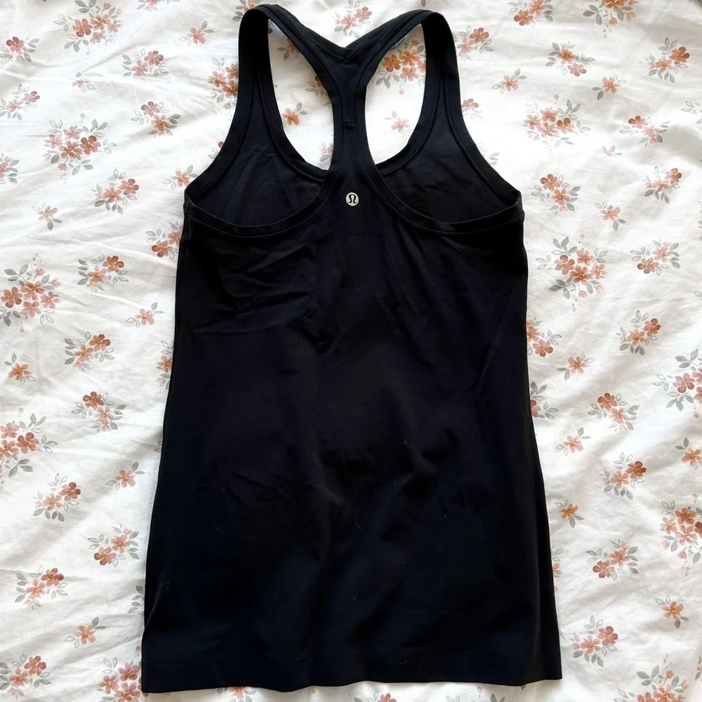 Lululemon Black Racerback Tank - Picture 3 of 5